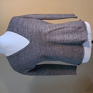 BABATON Erin Soft Wool Blend Heathered Gray Sweater, Size XS